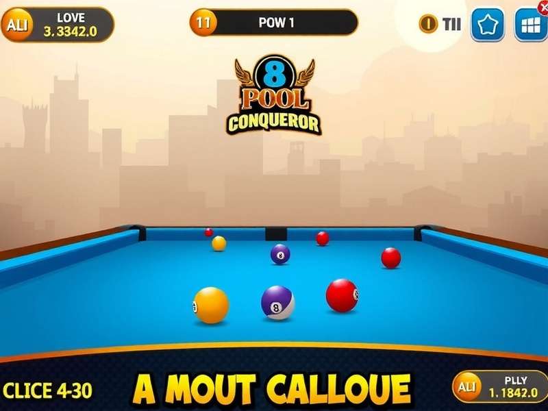 8 Ball Pool Conqueror Gameplay Screenshot